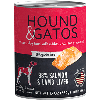 Hound & Gatos 98% Salmon & Lamb Liver Canned Dog Food 13oz - 12 Case Hound & Gatos, Salmon, Canned, Dog Food, hound, gatos, hound and gatos, lamb liver